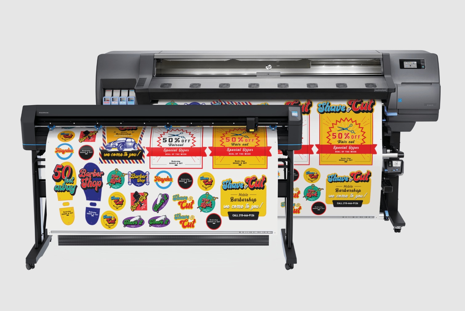 Printer cutter hot sale machine